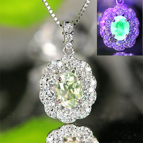 ハイアライト 0.5ct ダイヤモンド 0.4ct プラチナ ネックレス【品質