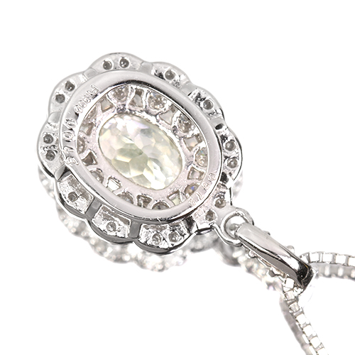 ハイアライト 0.5ct ダイヤモンド 0.4ct プラチナ ネックレス【品質