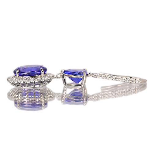 タンザナイト 約10ct ダイヤモンド 1.5ct プラチナ ピアス【品質 タンザナイト 約10ct ダイヤモンド 1.5ct プラチナ ピアス【品質