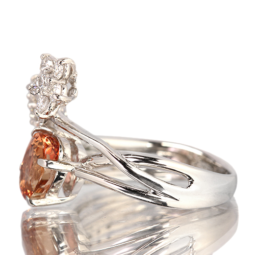 第378回抽選販売＞インペリアルトパーズ 約2ct ダイヤモンド 0.6ct