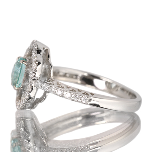 第380回抽選販売＞パライバトルマリン 0.7ct ダイヤモンド 0.6ct