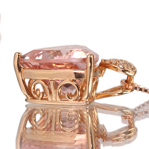 第381回抽選販売＞モルガナイト 6.5ct ダイヤモンド ピンクゴールド