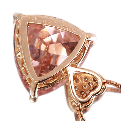 第381回抽選販売＞モルガナイト 6.5ct ダイヤモンド ピンクゴールド