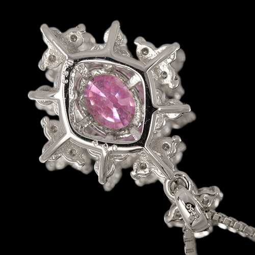 最終値下げパパラチアサファイア0.19ct ダイヤ0.11ct
