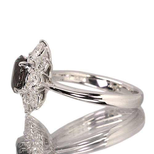 ブラジル産アレキサンドライト 1.7ct ダイヤモンド 0.3ct