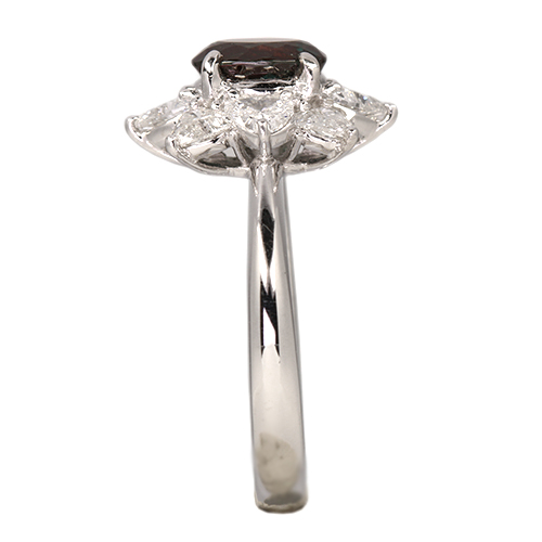 ブラジル産アレキサンドライト 1.7ct ダイヤモンド 0.3ct