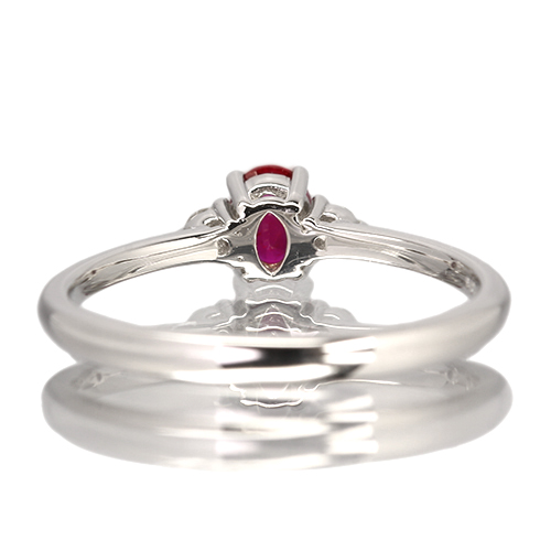 専用JK376☆高級非加熱ピジョンブラッドルビー0.31 pt950ヘッド鑑付