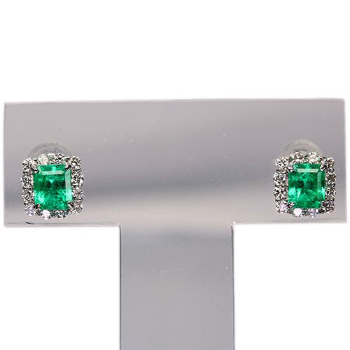 第387回抽選販売＞エメラルド 約0.8ct ダイヤモンド 0.4ct プラチナ