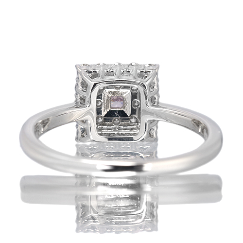 ピンクダイヤモンド リング 0.03～0.05ct VVS～SI-FANCY VIVID