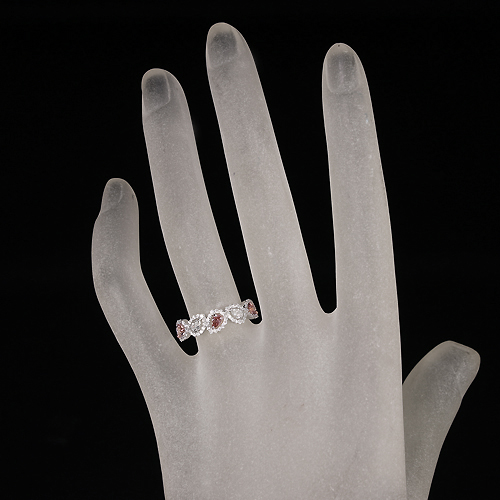 第400回抽選販売＞ピンクダイヤモンド 0.1ct/FIP/SI2 0.084ct/FLP/SI1
