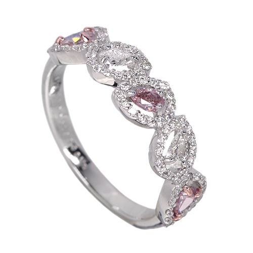 第400回抽選販売＞ピンクダイヤモンド 0.1ct/FIP/SI2 0.084ct/FLP/SI1