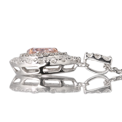 専用JG276★高級 ピンクダイヤモンド約0.35ct プラチナ ヘッド 鑑付 第406回抽選販売＞ピンクダイヤモンド 約0.35ct/FLP/SI1