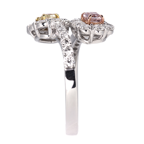 第406回抽選販売＞ピンクダイヤモンド 0.23ct/LP/SI2 イエロー
