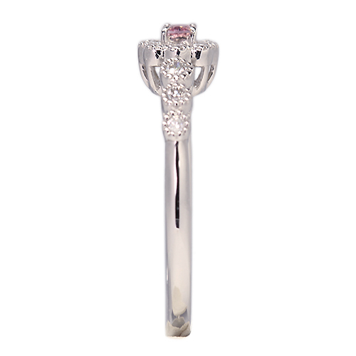 ピンクダイヤモンド 0.048ct/FIP/I1 ダイヤモンド プラチナ