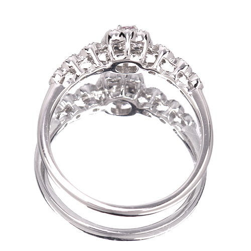 ピンクダイヤモンド 0.048ct/FIP/I1 ダイヤモンド プラチナ リング