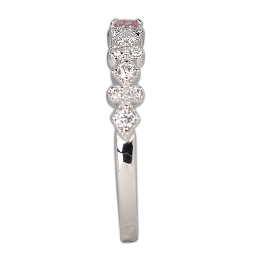 ピンクダイヤモンド 0.062ct/FP/I1 ダイヤモンド 0.2ct プラチナ