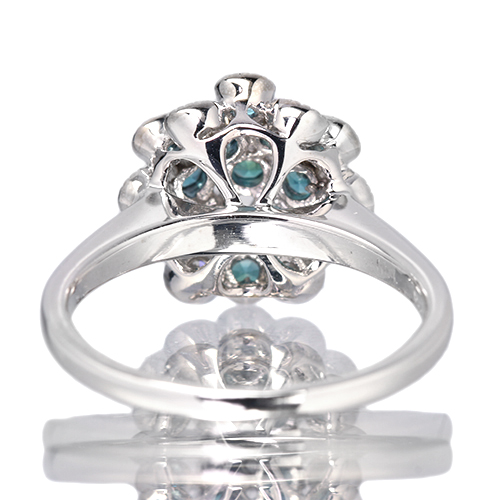 アレキサンドライト 約0.7ct ダイヤモンド ホワイトイエロー