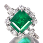 RrAYGh(vivid green) 2.0ct _Ch 0.8ct v`i O(w)