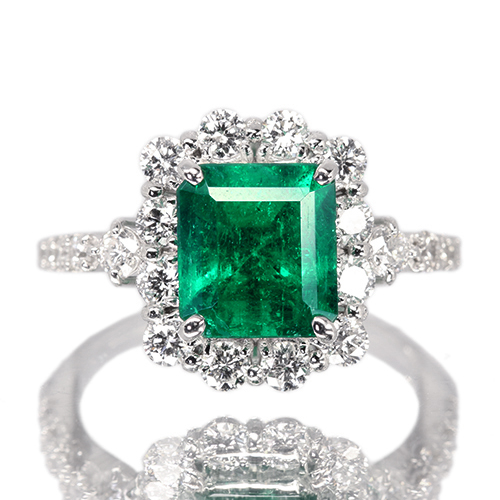 世界最高品質 ムゾー コロンビア産 vivid green 20ct UP