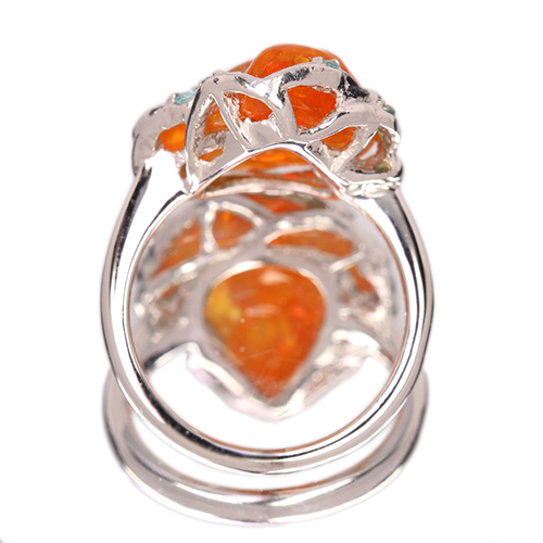 第417回抽選販売＞メキシコ産ファイアオパール 5.7ct パライバ