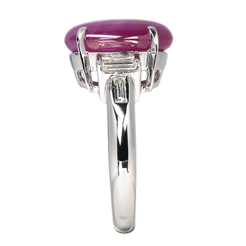 パープルスターサファイア（ダブルスター） 8.8ct ダイヤモンド