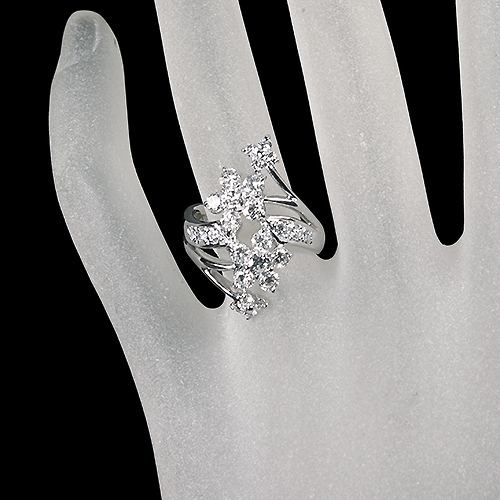 【税込?送料無料】 ダイヤモンド 2.0ct リング(指輪)【品質保証書/MGTL プラチナ アクセサリー
