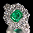 Gh(vivid green) 1.1ct _Ch 1ct v`i O(w)