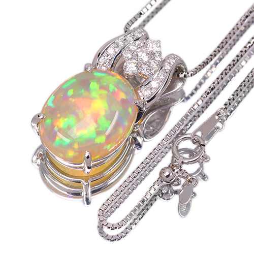 新着】エチオピア産ウェロオパール 10ct ダイヤモンド 0.5ct