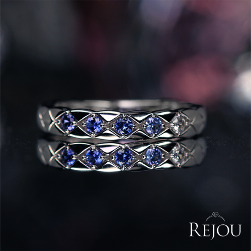 ベニトアイト 0.21ct プラチナ リング(指輪)【品質保証書/NGL宝石鑑別 