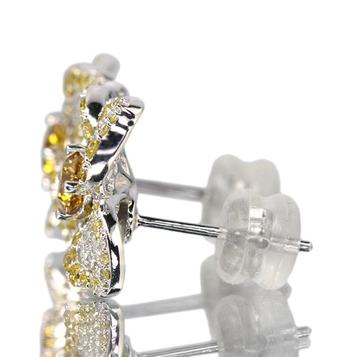 イエローダイヤモンド 0.6ct/FVOY/VS2_SI1 イエローダイヤモンド 0.8ct