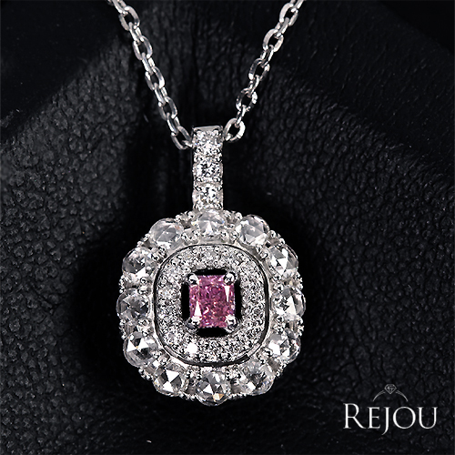 ピンクダイヤモンド 0.108ct/FVPP/SI2 ダイヤモンド 0.3ct
