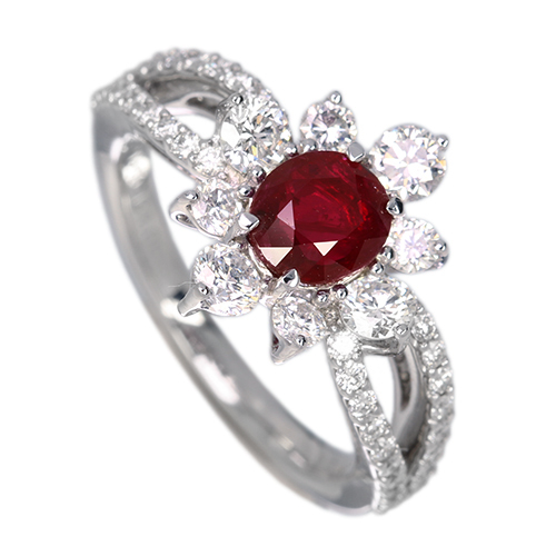 ミャンマー産(ビルマ産)非加熱ピジョンブラッドルビー 1.1ct ミャンマー産(ビルマ産)非加熱ピジョンブラッドルビー 1.1ct