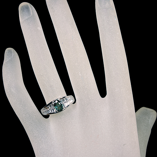 リング　アレキサンドライト　ダイヤ　プラチナ 楽天市場】アレキサンドライト 1.627ct ダイヤモンド 2.32ct