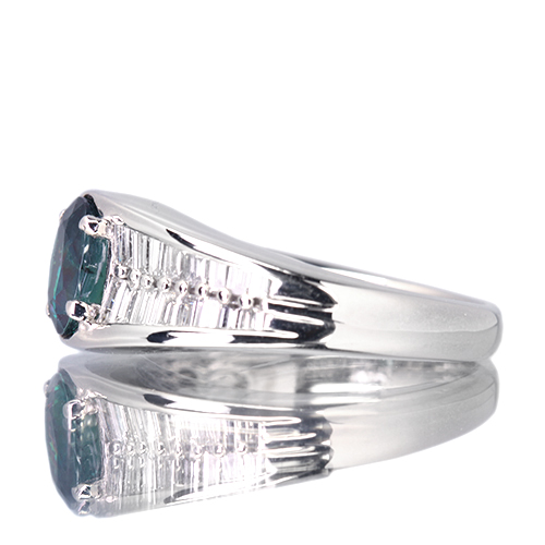 ブラジル産アレキサンドライト 1.11ct ダイヤモンド 0.95ct