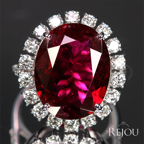 第428回抽選販売＞ルベライト 9.6ct ダイヤモンド 1.5ct