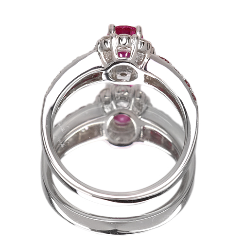 ミャンマー産(ビルマ産)ルビー 1.0ct ルビー ダイヤモンド 0.5ct ミャンマー産(ビルマ産)ルビー 1.0ct ルビー ダイヤモンド 0.5ct