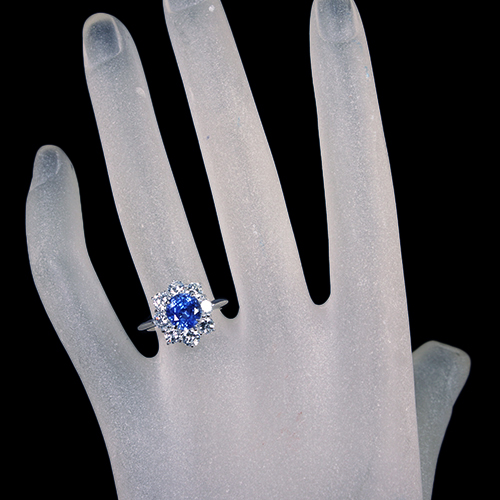 第432回抽選販売＞スリランカ産 非加熱ブルーサファイア 2.2ct