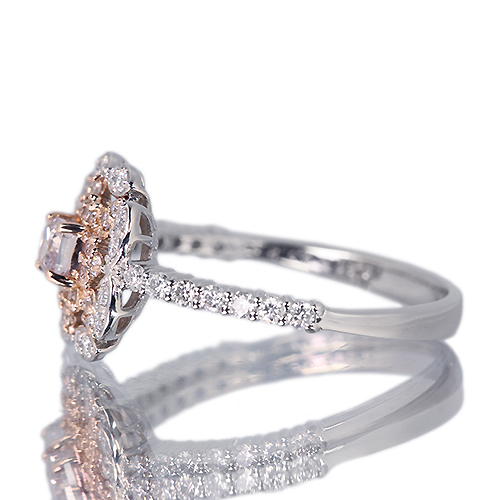ピンクダイヤモンド 0.217ct/FLP/SI1 ピンクダイヤモンド 0.12ct