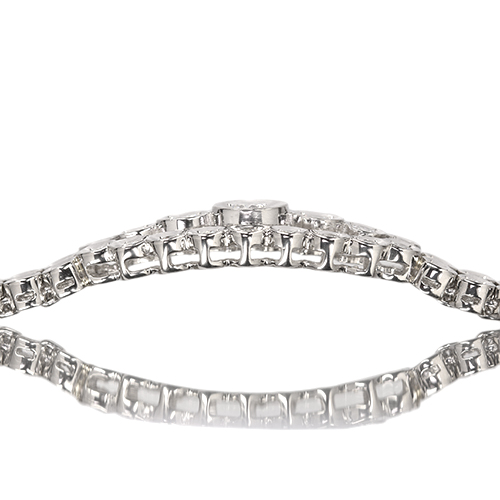 ダイヤモンド 3.7ct プラチナ ブレスレット【品質保証書/宝石鑑別書
