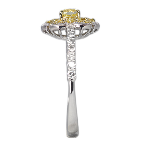 イエローダイヤモンド 0.27ct/FIY/SI1 イエローダイヤモンド 約