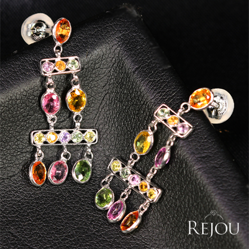 第434回抽選販売＞マルチカラーサファイア ホワイトゴールド