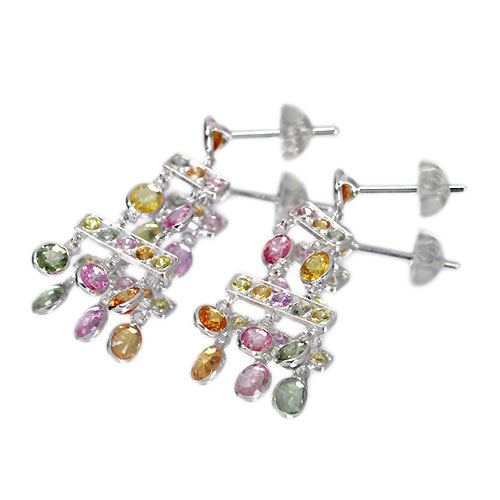 第434回抽選販売＞マルチカラーサファイア ホワイトゴールド