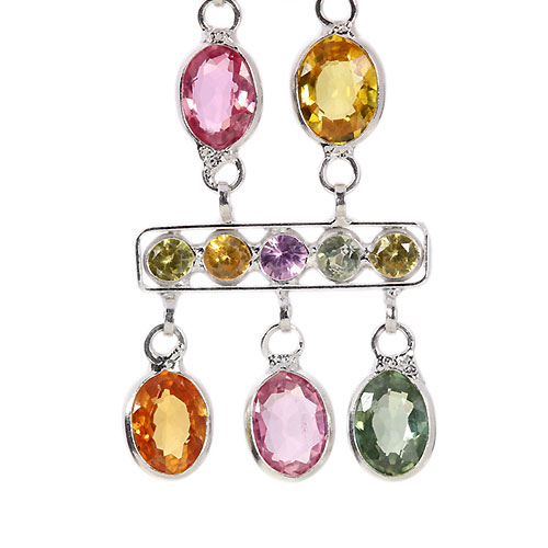 第434回抽選販売＞マルチカラーサファイア ホワイトゴールド