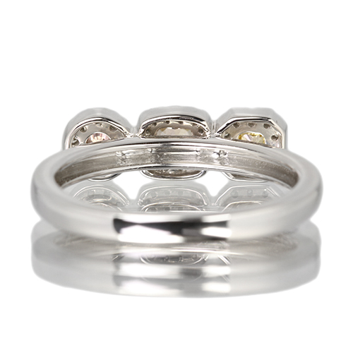 ピンクダイヤモンド 0.180ct/FP/SI1 ピンクダイヤモンド 0.054ct