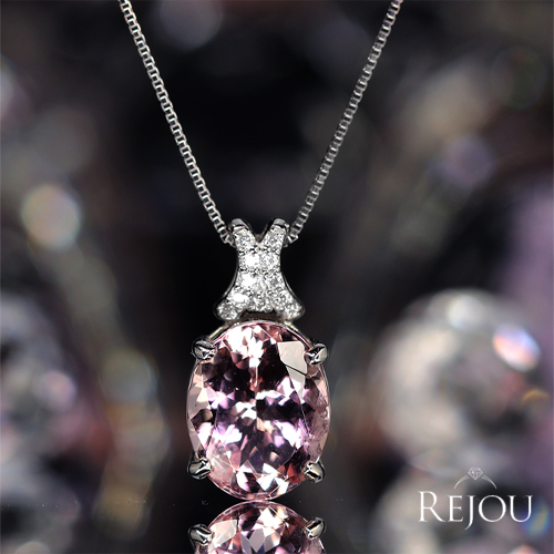 KARATI カラッチ モルガナイト ダイヤモンド ネックレス トップのみ