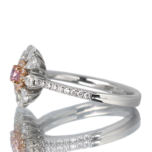 ピンクダイヤモンド 0.142ct/FIPP/VVS2 ダイヤモンド 0.6ct ピンクダイヤモンド 0.142ct/FIPP/VVS2 ダイヤモンド 0.6ct