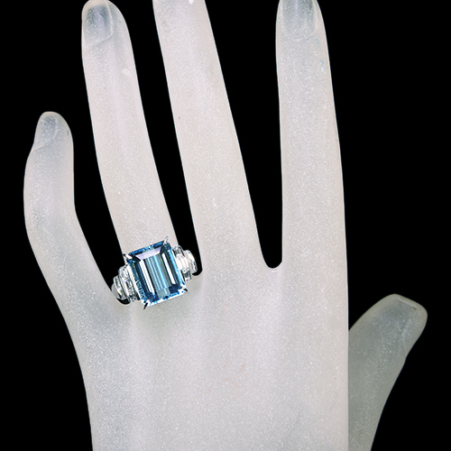 サンタマリアアクアマリン 約8.4ct ダイヤモンド 約0.7ct