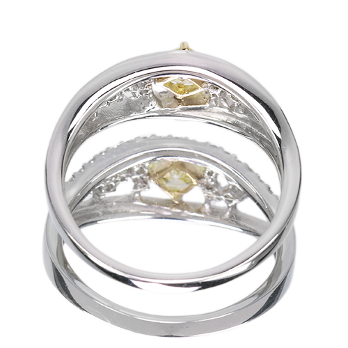 イエローダイヤモンド 0.312ct/FLGY/VS1 ダイヤモンド プラチナ