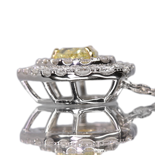 第440回抽選販売＞ハートシェイプイエローダイヤモンド 0.31ct