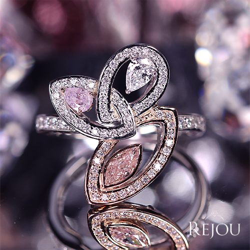 ピンクダイヤモンド(TYPE2A) 0.21ct/LOP/SI2 パープルダイヤモンド